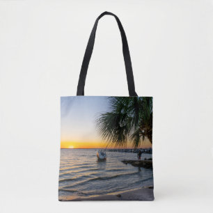 Tote Bag Golfe Breeze Floride Coucher de soleil sur tout le
