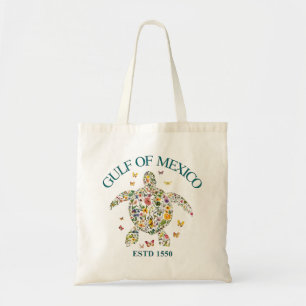 Tote Bag Golfe du Mexique Tortue El Golfo De México est 155