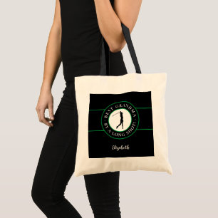 Tote Bag Golfer Meilleure grand-mère pour son joli Black Gr