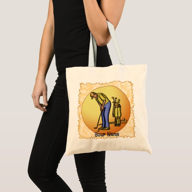 Tote Bag Golfer Sun Man (Devant (produit))