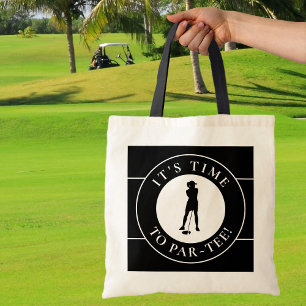 Tote Bag Golfeuse par heure de départ Golf Mignon Pour Elle