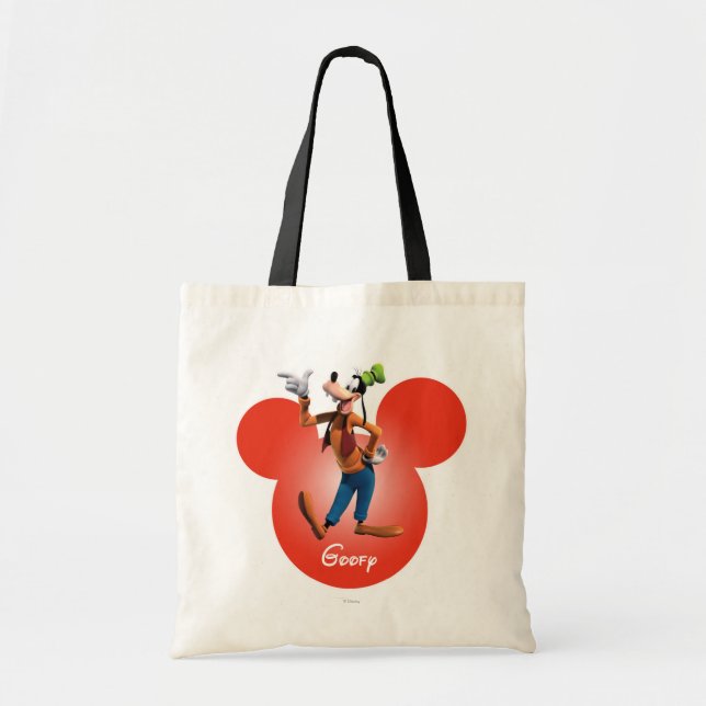 Tote Bag Goofy | Icône de tête de micro (Devant)