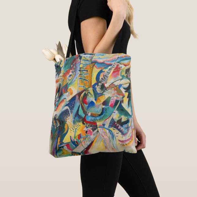 Tote Bag Gorge de l'improvisation - Wassily Kandinsky - (De près)