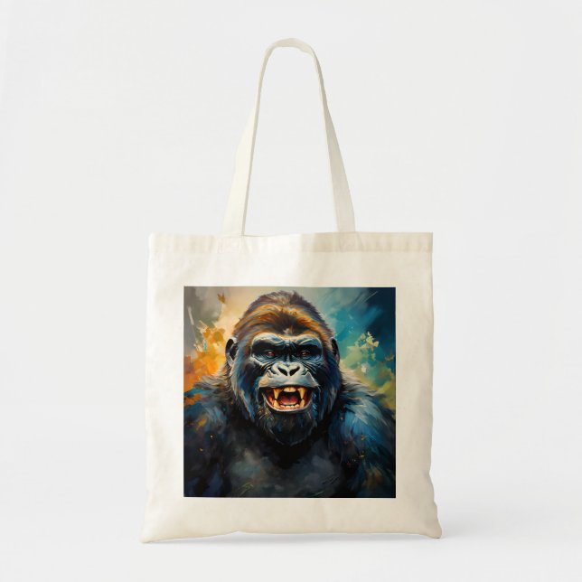 Tote Bag Gorilla grand sourire (Devant)