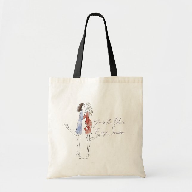 Tote Bag Gossip Girl - Tu es le Blair de ma Serena (Devant)