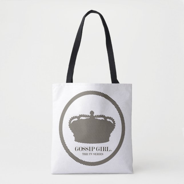 Tote Bag Gossip Girl TV Series Crown Icon (Devant)