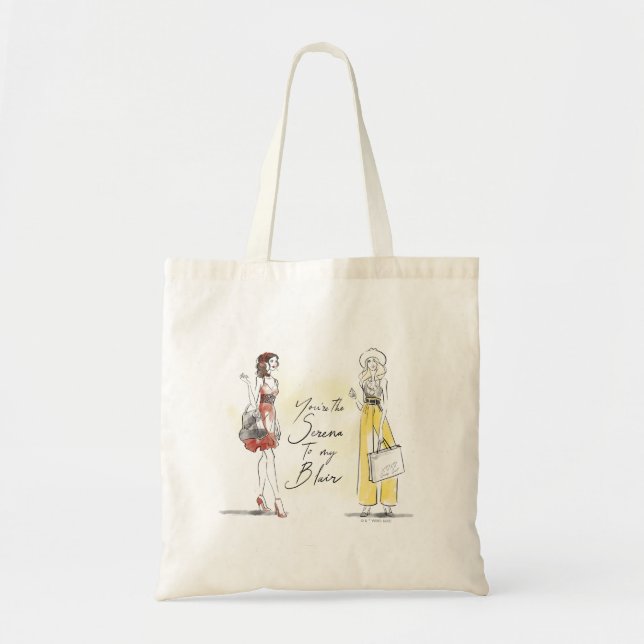 Tote Bag Gossip Girl - Vous êtes la Serena à mon Blair (Devant)