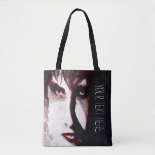 Tote Bag Goth God Post Punk Musique gothique Homme Portrait