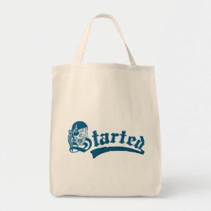Tote Bag Gothique Grunge a commencé crâne Vintage