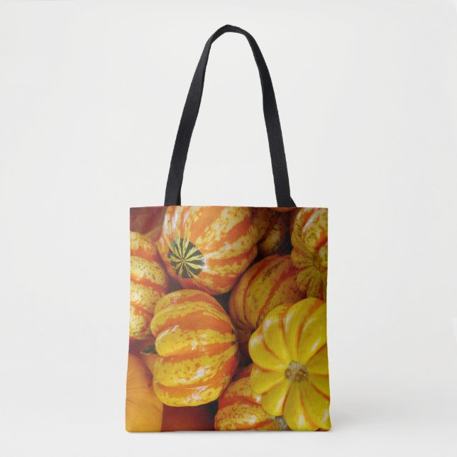 Tote Bag Gourds Citrouille Automne Automne Rustique Pays (Devant)