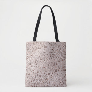 Tote Bag gouttelettes d'eau Sepia
