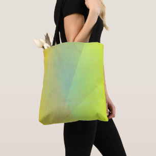 Tote Bag Gradation géométrique jaune moderne