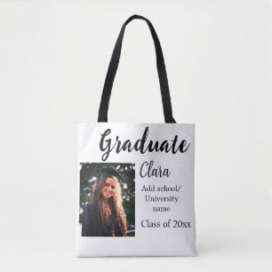Tote Bag Graduation ajouter nom classe de 20xx félicitation