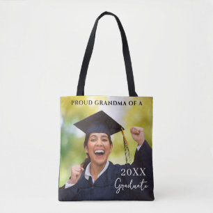 Tote Bag Graduation Photo Fière Grand-mère