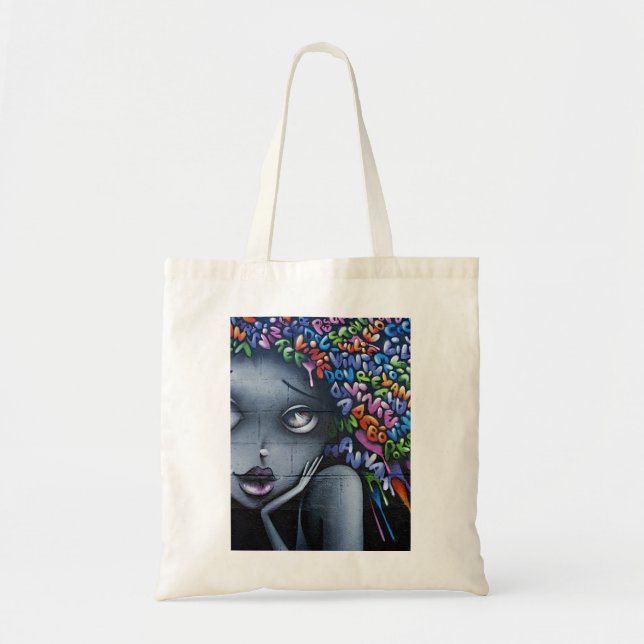 Tote Bag Graffiti de fée mignon (Devant)