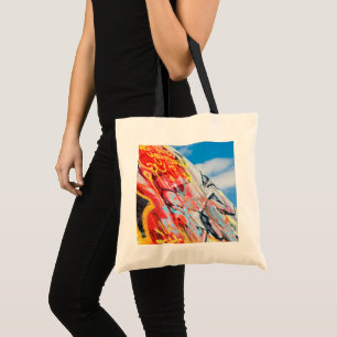 Tote Bag graffiti de planète