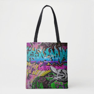 Tote Bag Graffiti mur d'art urbain, art, mur, grafiti, g