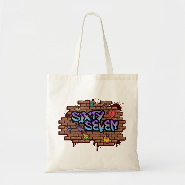 Tote Bag Graffiti Style 67 (Devant)