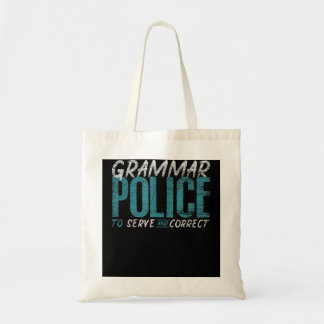Tote Bag Grammar Police Drôle Enseignant Anglais