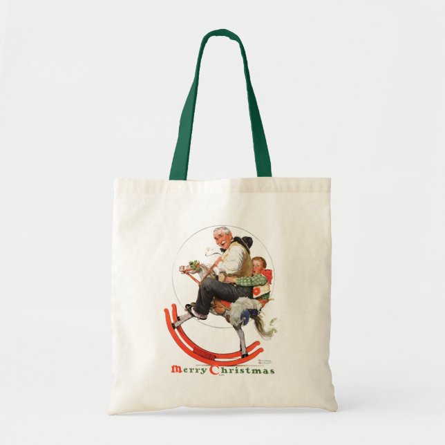 Tote Bag Grampes sur Rocking Horse (Devant)