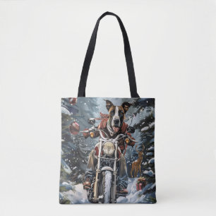 Tote Bag Grand chien Danse équitation moto Noël