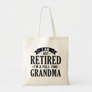 Tote Bag Grand-mère à temps plein