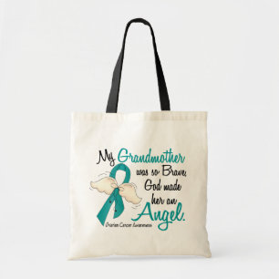 Tote Bag Grand-mère de Cancer ovarien de l'ange 2