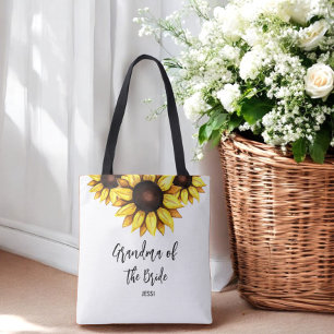 Tote Bag Grand-mère de tournesol de la Mariage de mariée