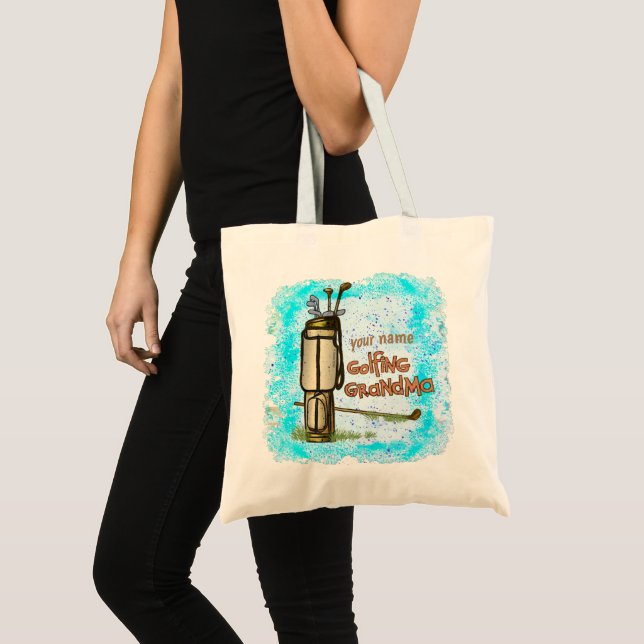Tote Bag Grand-mère du golf (Devant (produit))