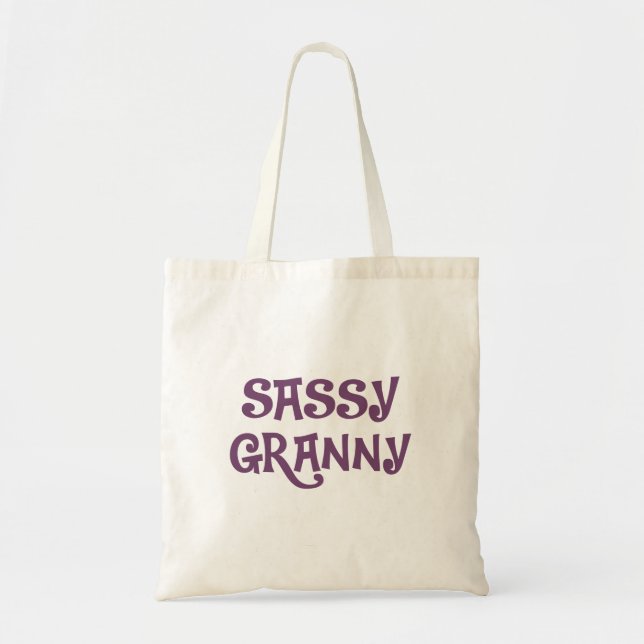 Tote Bag Grand-mère impertinente de mamie (Devant)