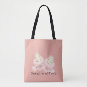 Tote Bag Grand-mère Maman Tante Soeur de Jumeaux