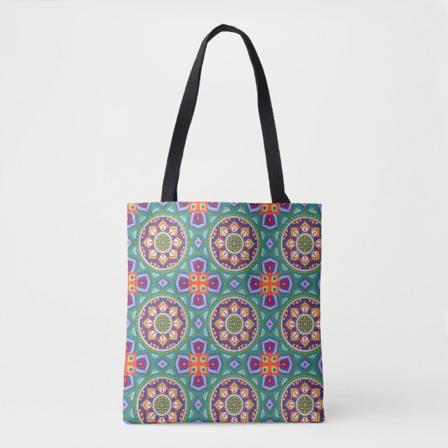 Tote Bag Grand motif Fourre-tout de Nacole (Devant)
