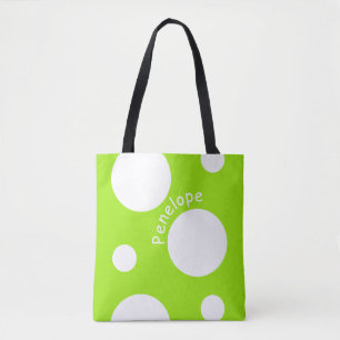 Tote Bag Grand pois blanc