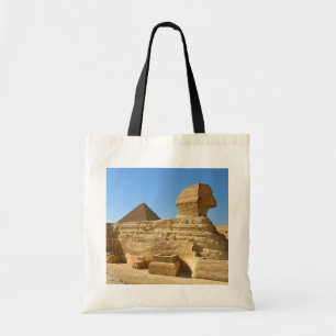 Tote Bag Grand Sphinx de Gizeh avec la pyramide de Khafre -