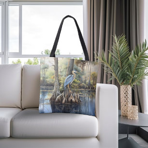 Tote Bag Grande Aigrette Dans Les Glades,