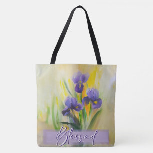 Tote Bag Grande Bienheureuse Iris fourre-tout