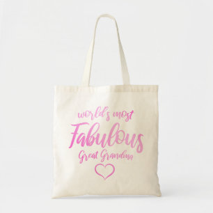 Tote Bag Grande grand-mère la plus fabuleuse du monde
