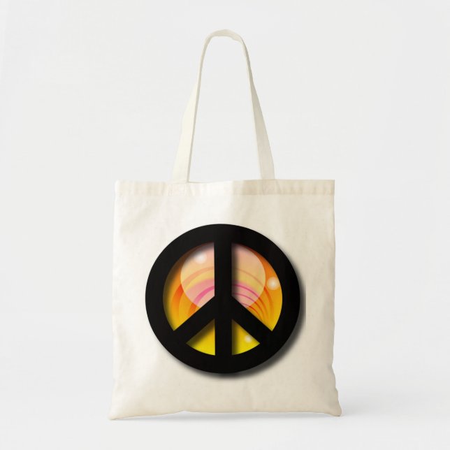 Tote Bag Grande paix de coucher du soleil (Devant)