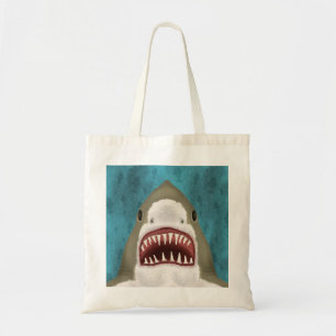 Tote Bag Grande plage nautique de poissons drôles d'attaqu