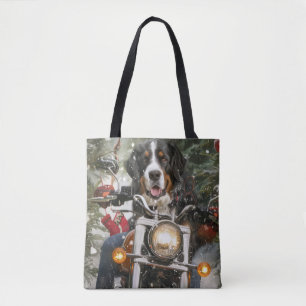 Tote Bag Grande Suisse de l'équitation moto Noël