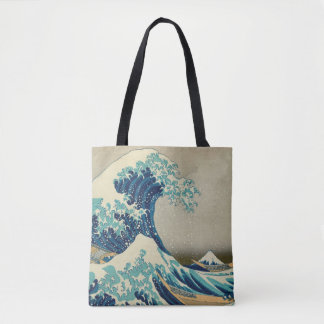 Tote Bag Grande vague au large de Kanagawa & Art japonais /