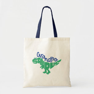 Tote Bag Grandpa Saurus Graphic