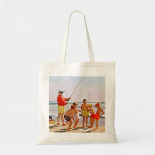 Tote Bag Grands petits poissons de Polonais par Richard