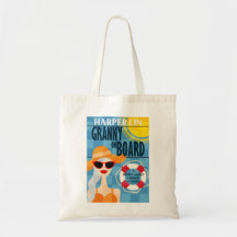 TOTE BAG Granny on Board by Harper Lin Cover