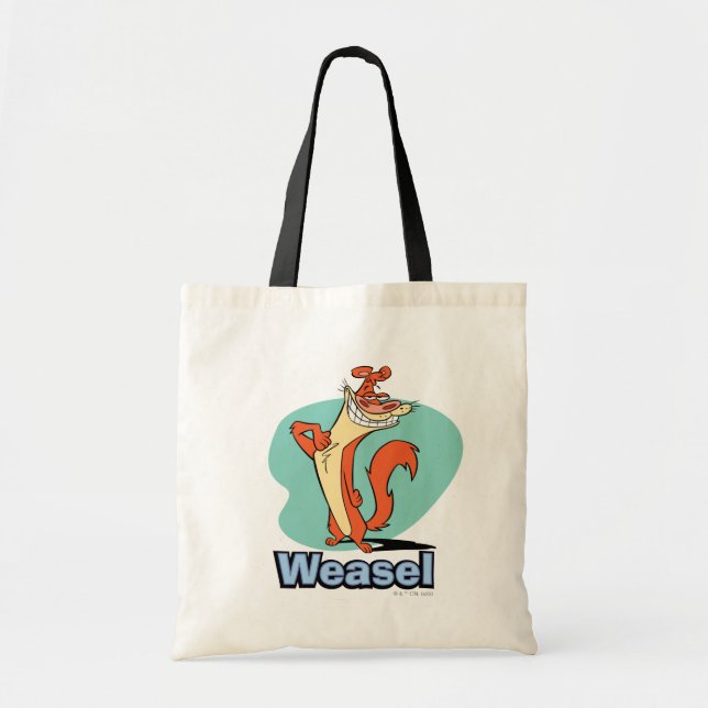 Tote Bag Graphique de caractères de fidélité de Weasel (Devant)