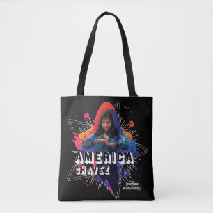 Tote Bag Graphique de caractères étoilés America Chavez