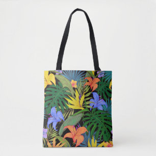 Tote Bag Graphique de fleur d'Aloha de Hawaii tropical