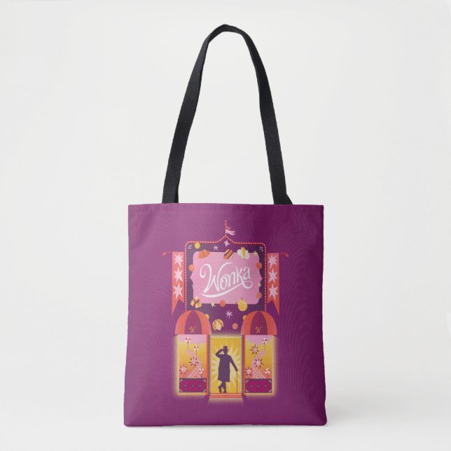Tote Bag Graphique de la boutique Wonka Candy (Devant)