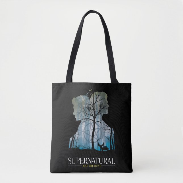 Tote Bag Graphique de la forêt surnaturelle de Winchester B (Devant)