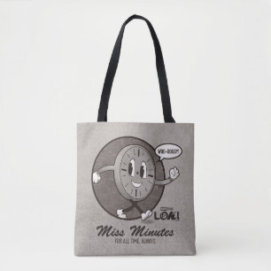 Tote Bag Graphique de minutes de Miss vintage